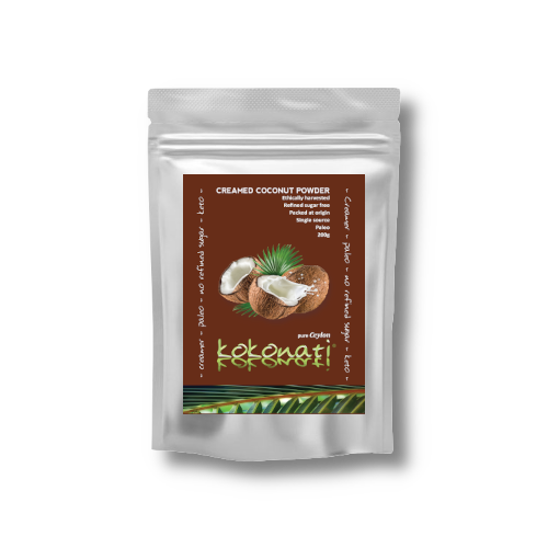KETO CREAMER Coconut Butter Powder (65 FAT) Ceylon Kokonati