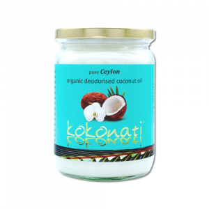 Kokonati Organic Steam Deodorized Coconut oil for cooking glass jars 500ml