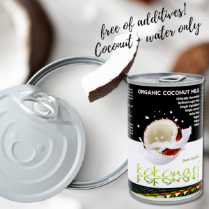 Kokonati Organic Coconut Milk use