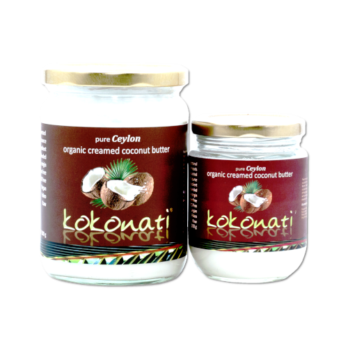 Kokonati Organic Creamed Coconut Butter Glass jars