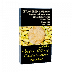 HEIRLOOM Organic Ceylon Green Cardamom Powder 30g