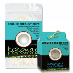 Kokonati Organic Coconut chips 2o0g