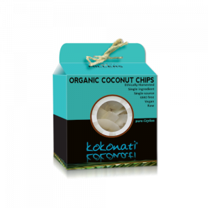 Kokonati Organic Coconut chips 200g box