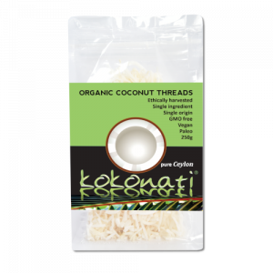 Kokonati Organic Coconut Threads 250g bag