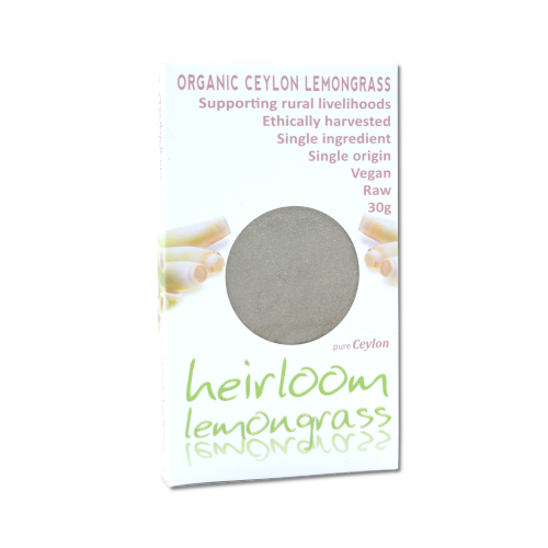 HEIRLOOM Organic Ceylon Lemongrass Powder 30g
