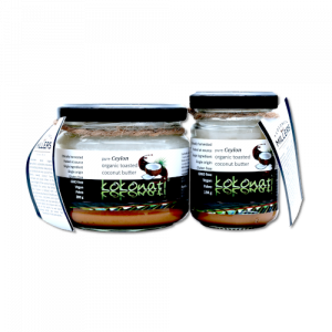 Kokonati Organic Toasted Coconut Butter glass jars