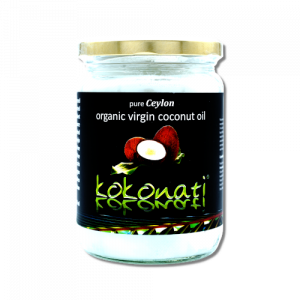 Kokonati Organic Virgin Coconut Oil 500ml glass jar - Cold-pressed and raw