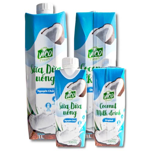 VICO Natural Coconut Milk drink 330ml & 000ml