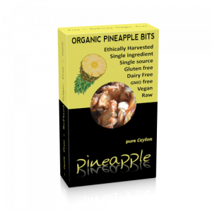 Organic dried Pineapple bits 100g
