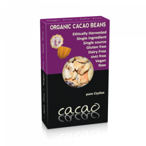 Organic dried Cacao beans with husk 100G