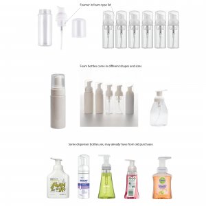 foam bottle explained for liquid castile soap 