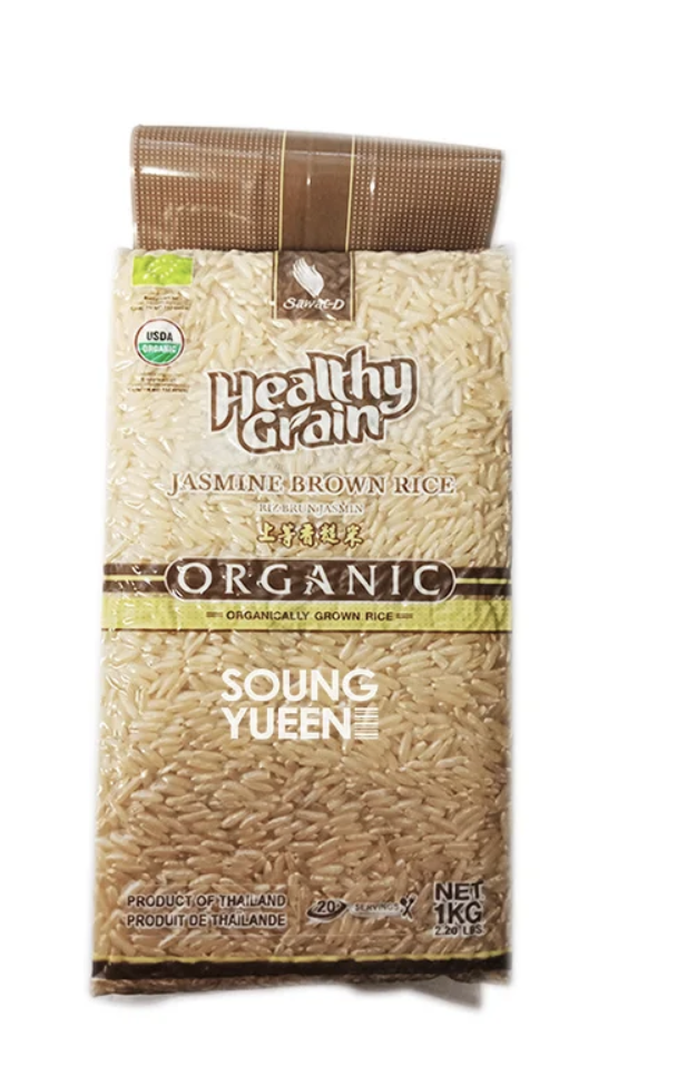 Whole Food Earthu00ae - Organic Jasmine Brown Rice 3 Kg Raw, GMO Free