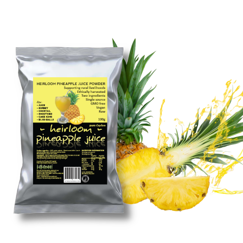 Natural Pineapple juice powder 100g Ceylon Kokonati