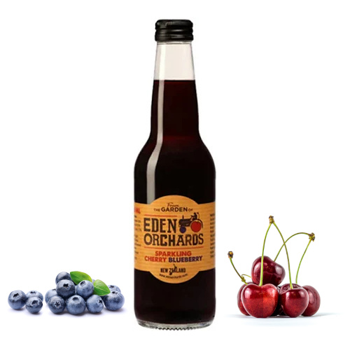 Pure Cherry & Blueberry Sparkling Juice