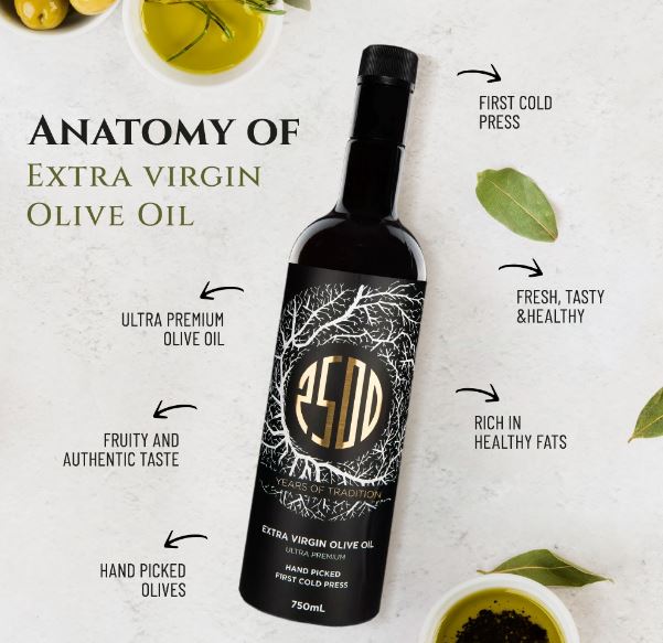 OLYFO Extra Virgin Olive Oil 250ml - Image 3